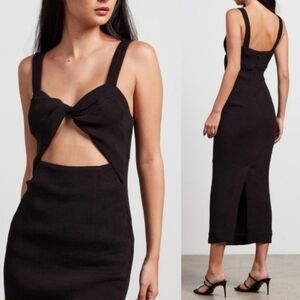 Shona Joy Black Sleeveless Dress